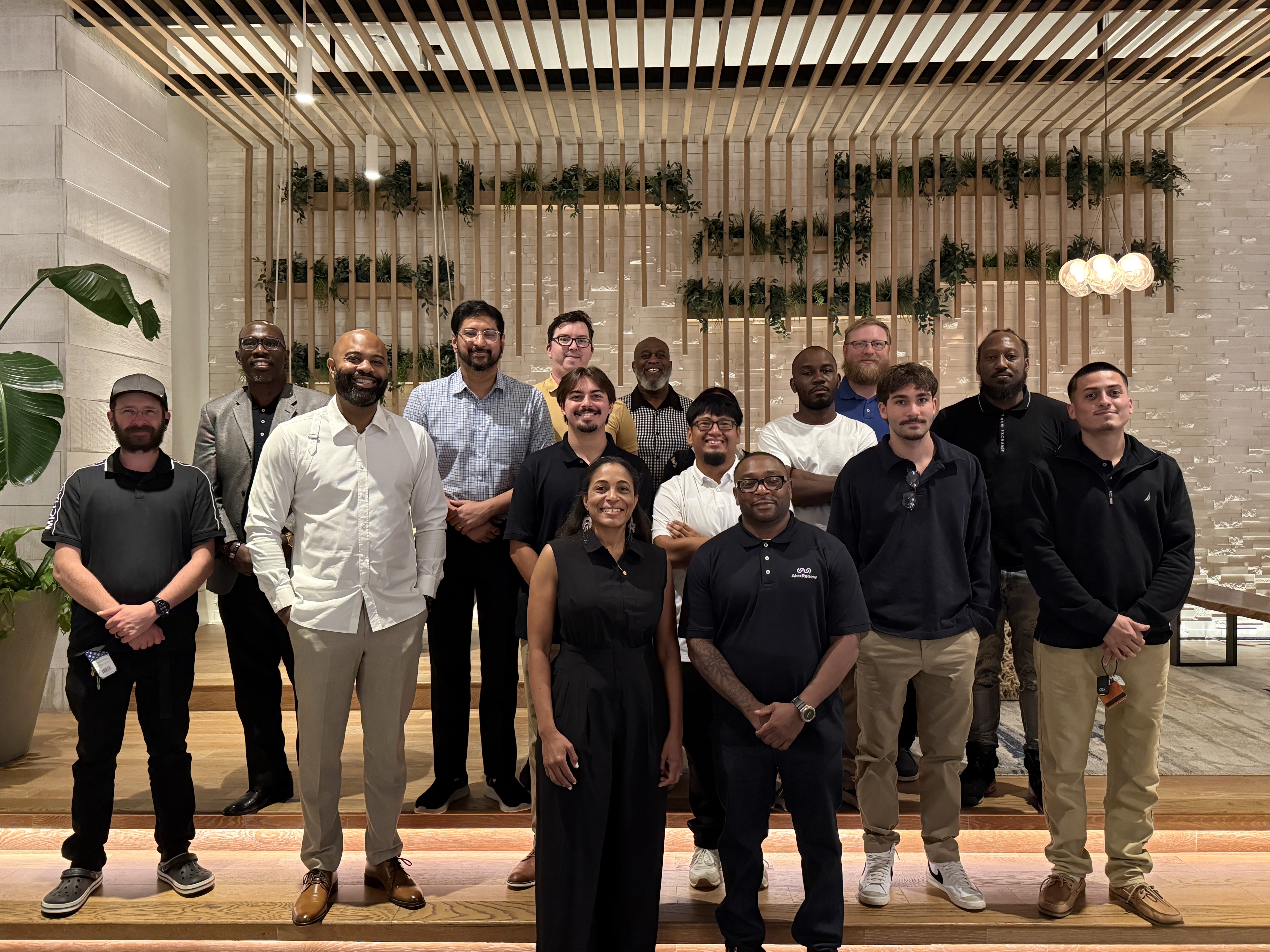 A group of AlexRenew staff gather at WaterJAM.