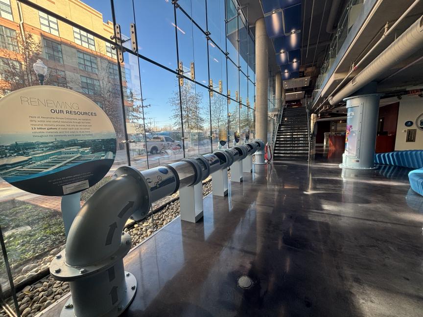 AlexRenew Environmental Center Lobby
