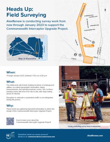 Commonwealth Flyer, Field Surveying
