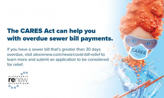 The CARES Act can help with overdue sewer bill payments.